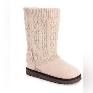NWT MUK LUKS Janie Cozy Sweater Boot